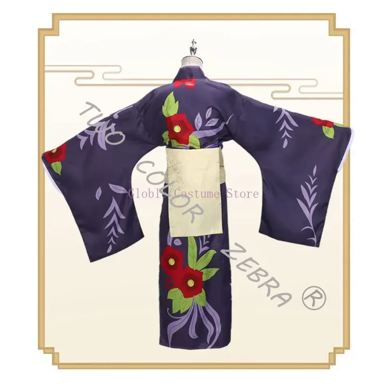 Haori Japanese Jacket - A;3:v,7'd/Anime Tamayo Costume Parrucca Kimono Giapponese