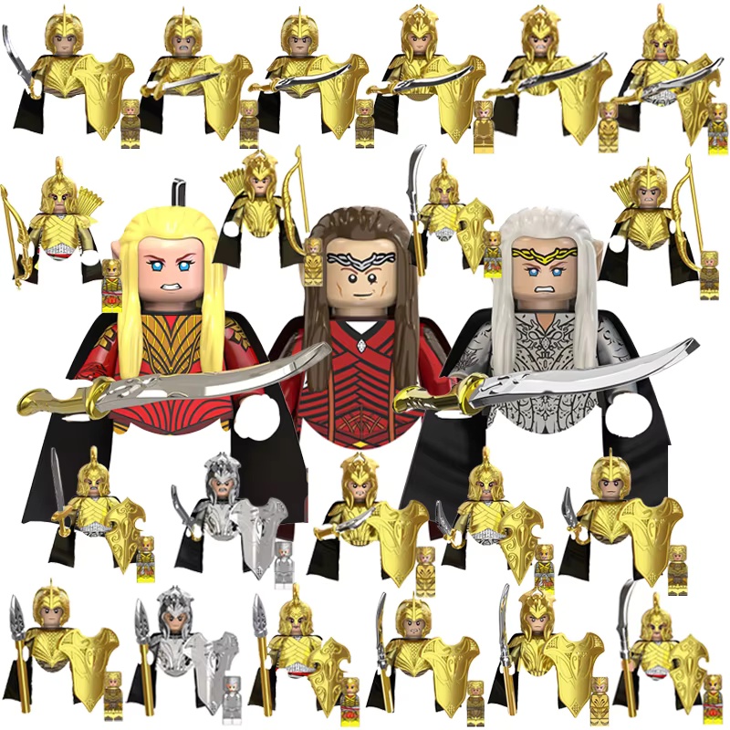Ethnic Fashion World - Figurine d'Azione del Mondo Fantastico, Blocchi