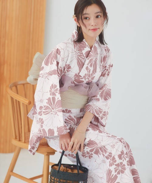 Ethnic Fashion Girls - Yukata Tradizionale in Cotone e Lino,