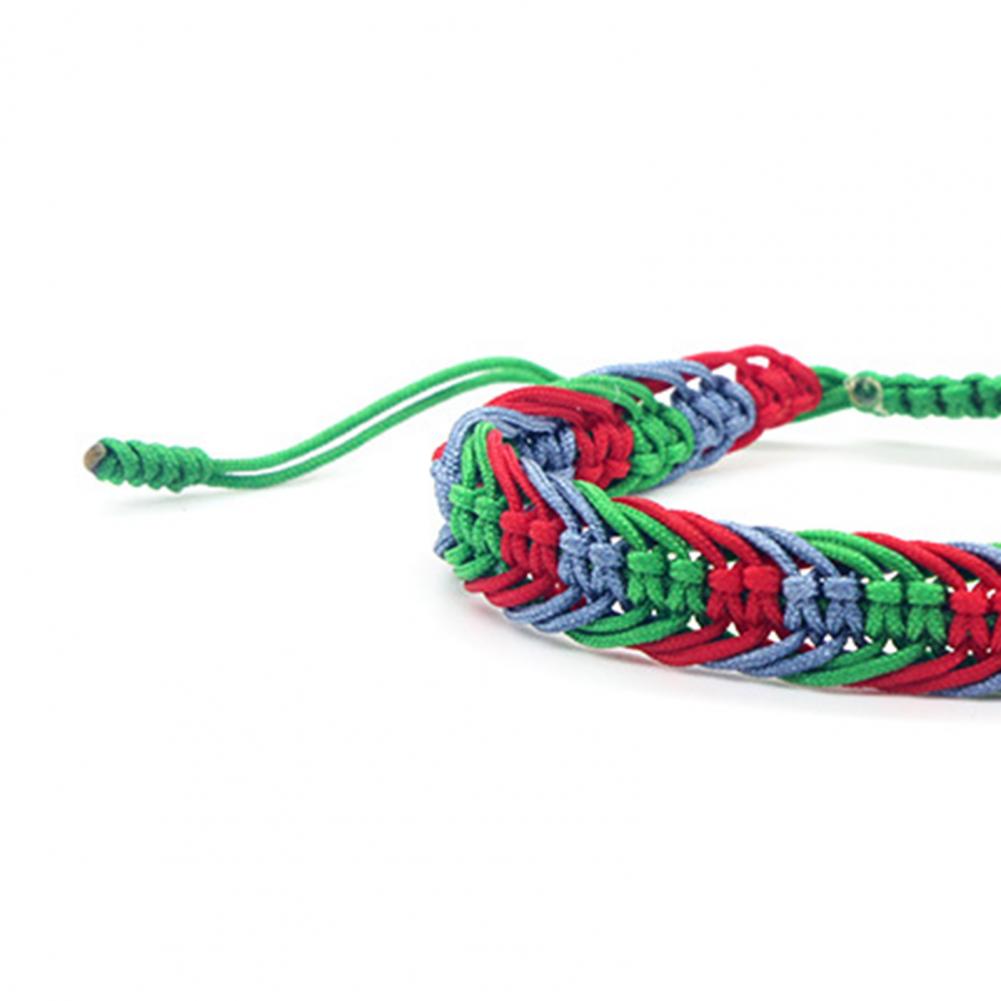 Ethnic Fashion Meaning - Braccialetto Intrecciato Fatto a Mano, Accessorio