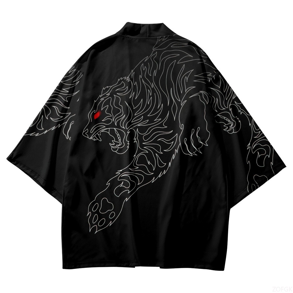 Kimono nero con colletto apert - Haori Japanese Jacket recensione e prezzo