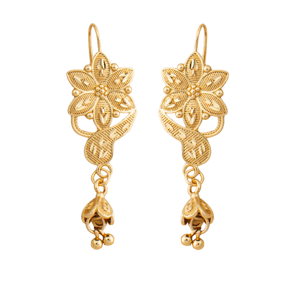 Orecchini pendenti in acciaio  - Ethnic Fashion Wear For Women recensione e prezzo